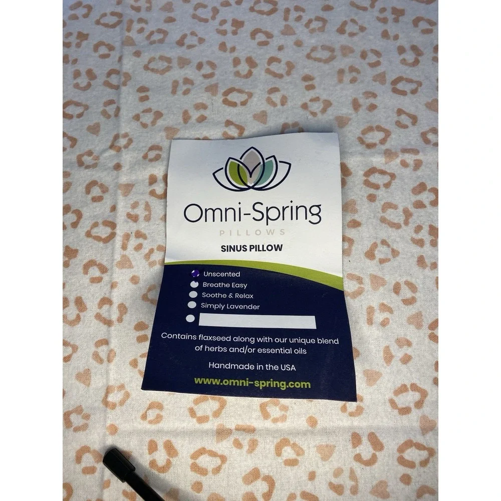Omni Spring Sinus Pressure Pillow‎ Unscented